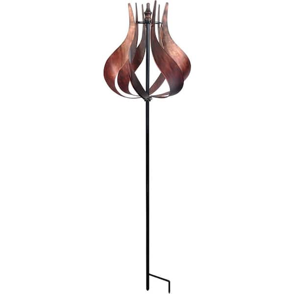 70.12 in. H Copper Metal Wind Spinner