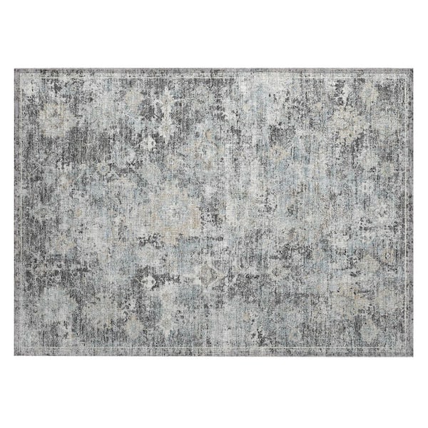 Chantille Machine Washable Indoor/Outdoor Abstract ACN3116 Gray 3 ft. x 4 ft. Area Rug