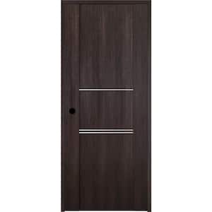 28 in. x 80 in. Vona Right-Handed Solid Core Veralinga Oak Textured Wood Single Prehung Interior Door