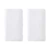 Tommy Bahama Island Retreat 2-Piece Crisp White Cotton Hand Towel Set