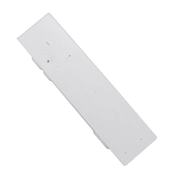 Leviton 14 in. Structured Media Enclosure and Flush Mount Cover, White ...