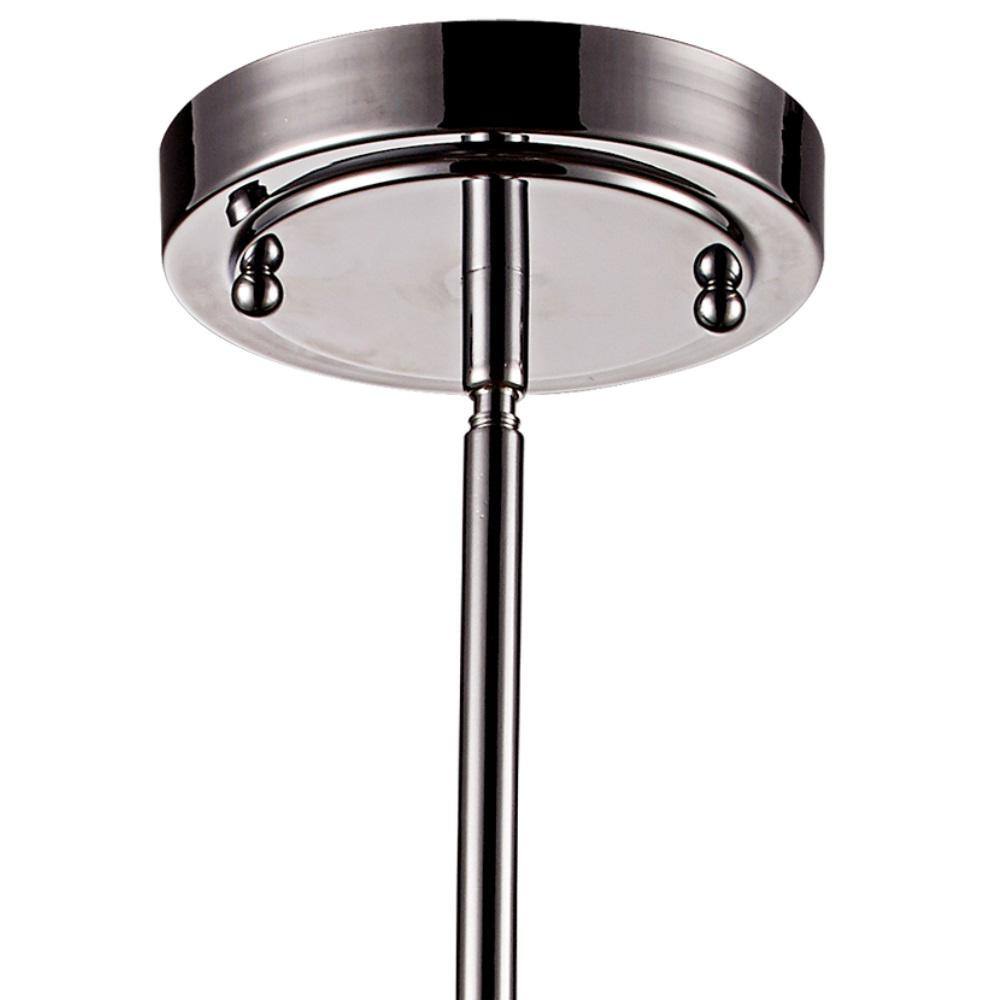 Grove Polished Chrome Globe Pendant Light with Clear Glass Shade