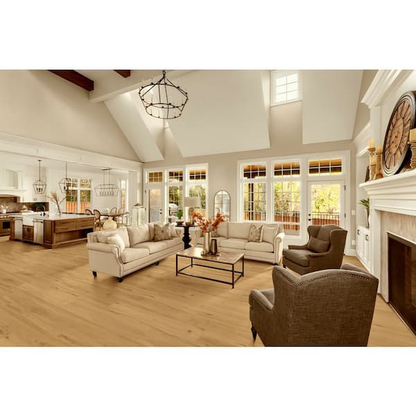 Westminster Oak 22 MIL x 9.06 in. W x 48.03 in. L Click Lock Waterproof Vinyl Plank Flooring (21.15 sq. ft. /Case)