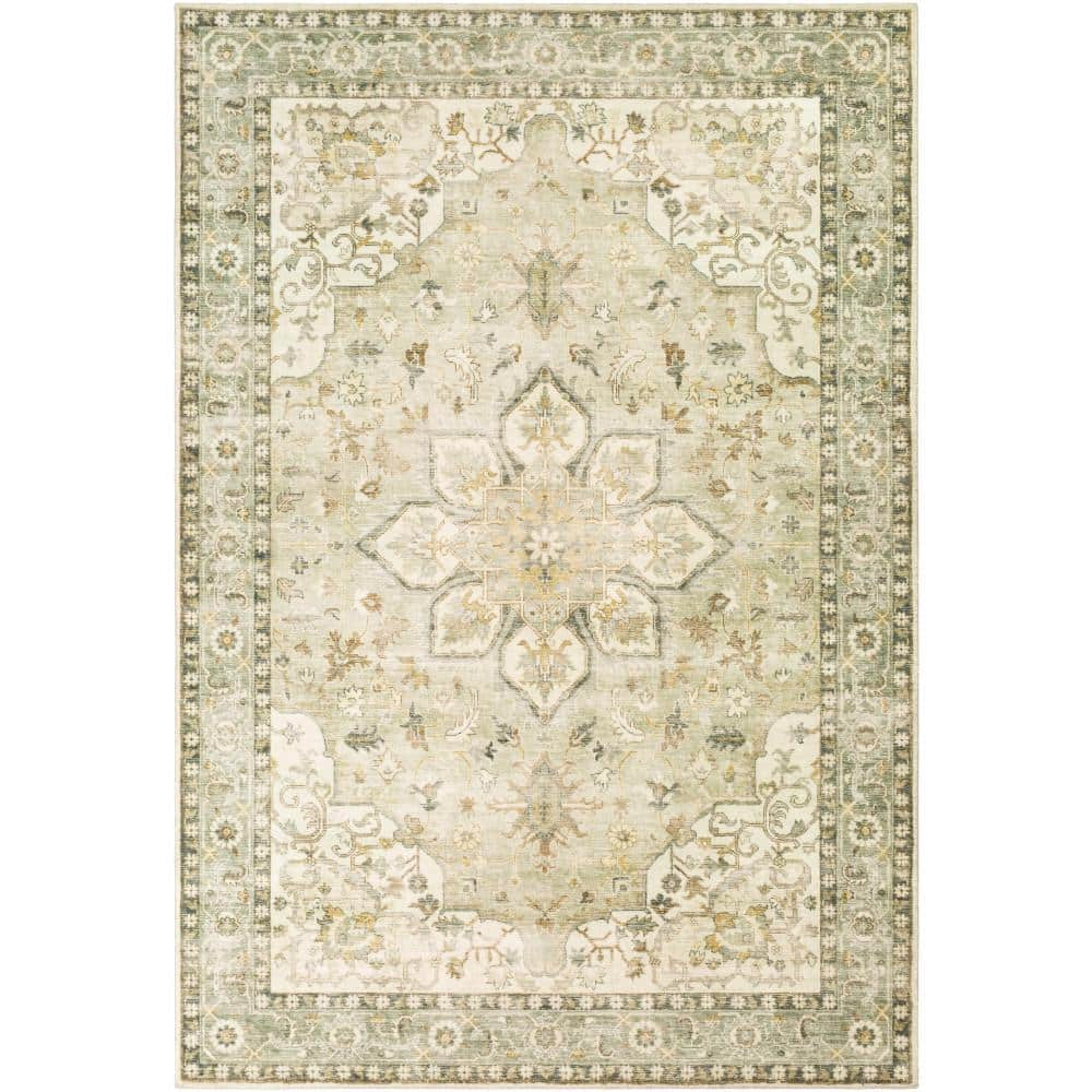 Livabliss Ottawa Sage/Cream 5 ft. x 8 ft. Indoor Area Rug S00161038386 ...