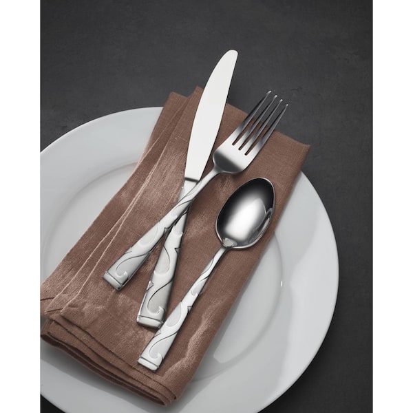 Oneida Tuscany 20-Piece Silver 18/0-Stainless Steel Flatware Set