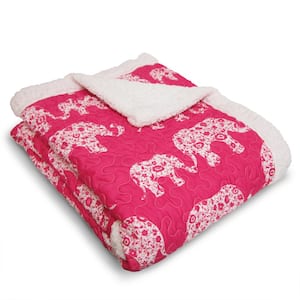 Laura Ashley Kids Ultra Soft Plush Throw, 60 x 50 - Unicorn Utopia