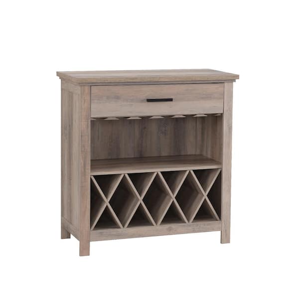 Home Source Industries Home Source Jill Zarin Grey Wash Bar Sideboard