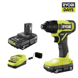 ONE+ 18V Cordless 1/4 in. Impact Drill/Driver Kit with (2) 1.5 Ah Batteries and Charger