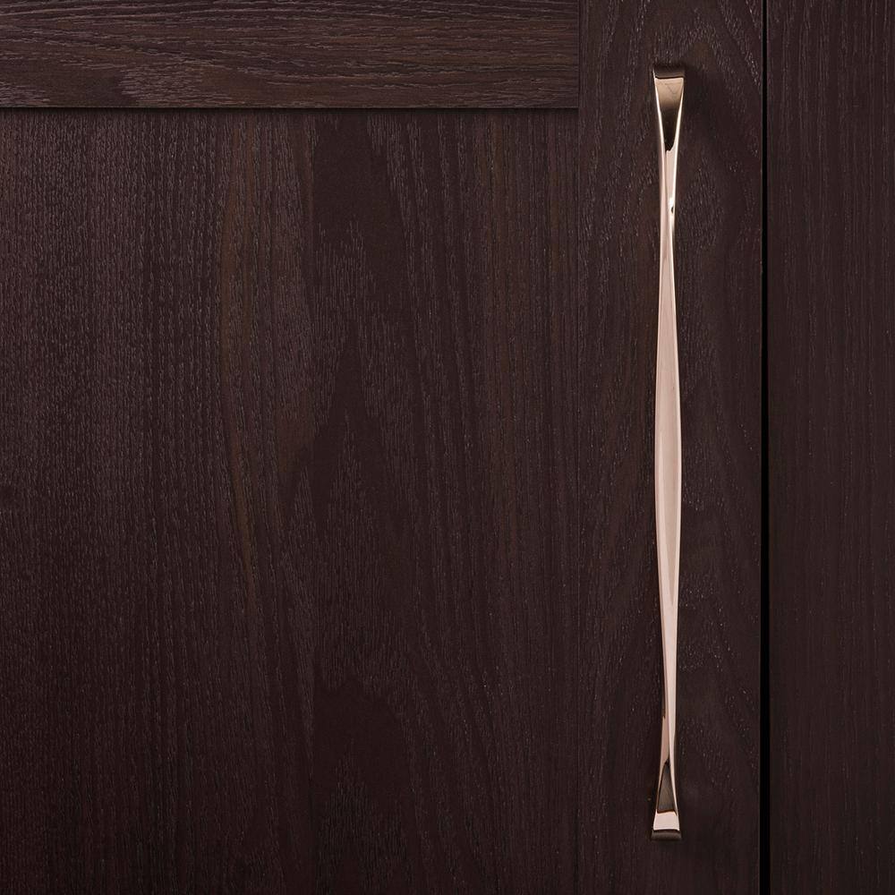 Polished Nickel 12-Inch Bar Cabinet Pulls with Mounting Hardware