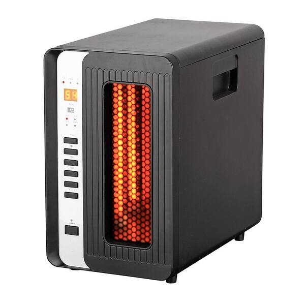 Optimus Electric Infrared Quartz Space Heater with LED Display and Remote  H-8013 - The Home Depot