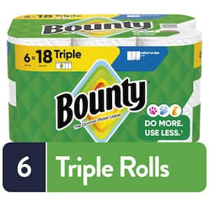 White, Select-A-Size Paper Towel Roll (6 Triple Rolls)