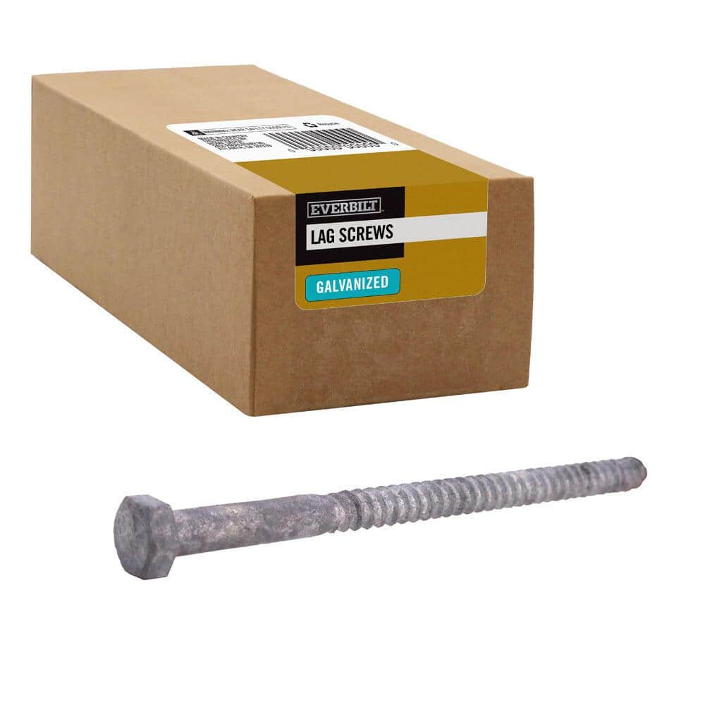 5/16 in. x 5 in. Hex Galvanized Lag Screw (25-Pack) price history on PriceWatchPro