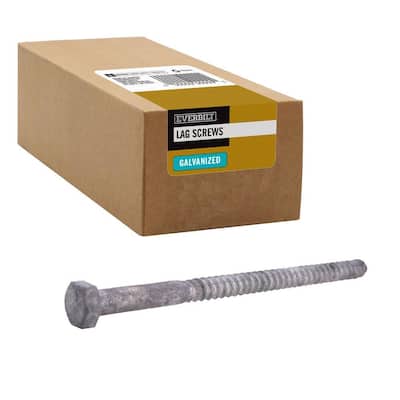 Piece-25 1/2 x 5 Hard-to-Find Fastener 014973150266 Hex Lag Screws Piece-25 1/2 x 5 Hard-to-Find Fastener 014973150266 Hex Lag Screws