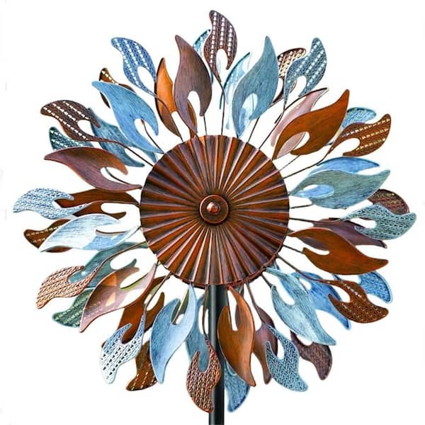 Large Wind Sculptures & Spinners with Stake