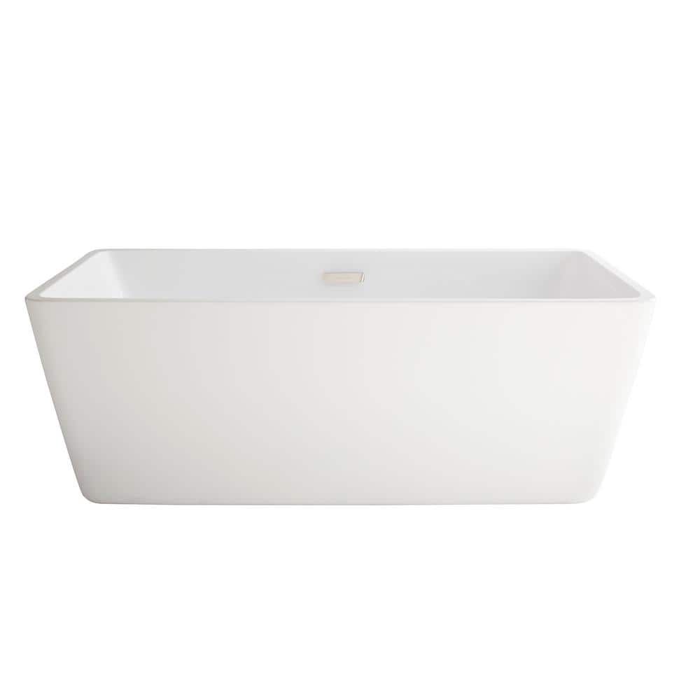 Brushed Nickel Round Pop-Up Tub Drain Kit with Overflow