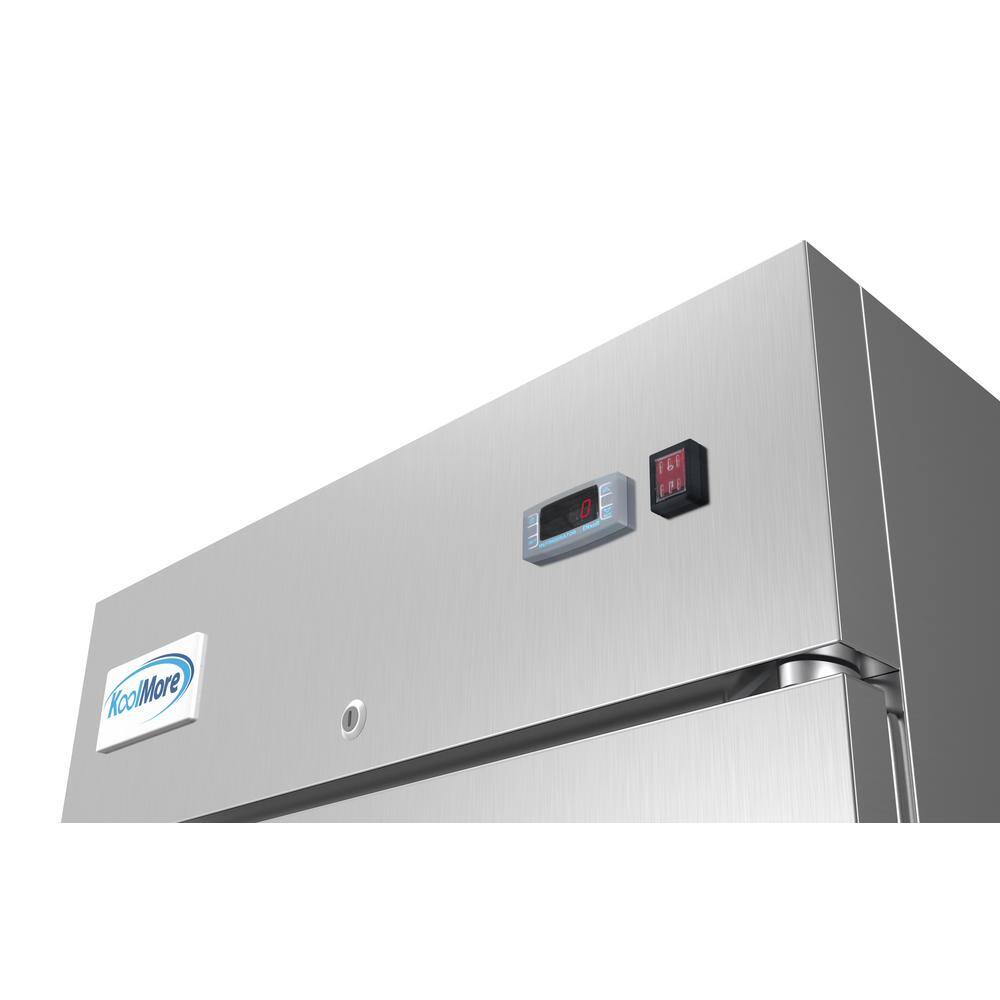 23 cu. ft. Stainless Steel Single Door Reach-In Freezer