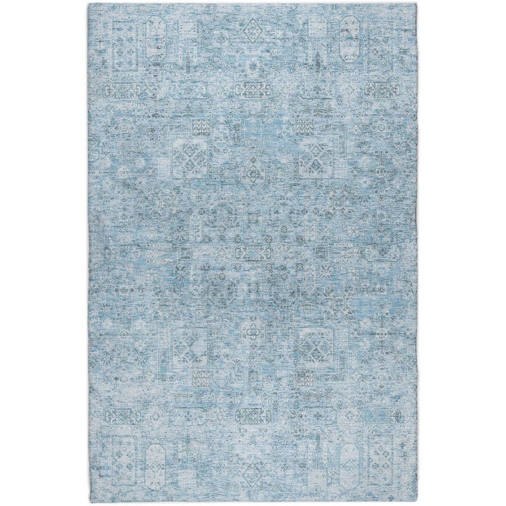 Dream Shag Premium Machine Washable Abstract ADS611 Sky 3 ft. x 5 ft. Area Rug price history on PriceWatchPro