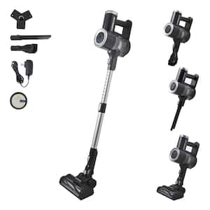 Professional Series Bagless Cordless Cyclonic Filter Stick Vacuum For All Floor Types in Black