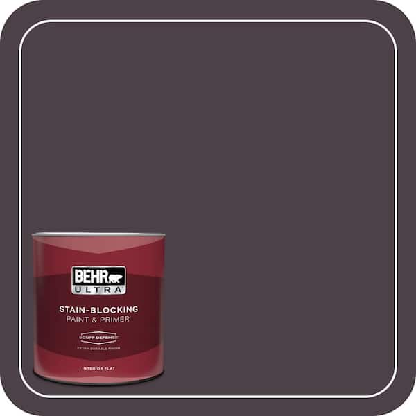 BEHR ULTRA 1 qt. #BXC-09 Dark Burgundy Wine Extra Durable Flat Interior Paint & Primer