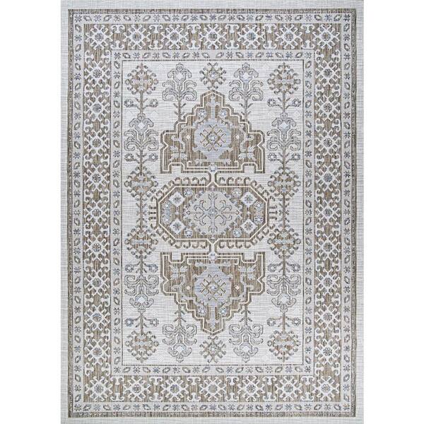 Couristan Charm Woodburn Ivory Sand 2 Ft X 4 Indoor Outdoor Area Rug 25522082022043t The Home Depot 2 Ft X 4 Indoor Outdoor Area Rug, Couristan Outdoor Rugs