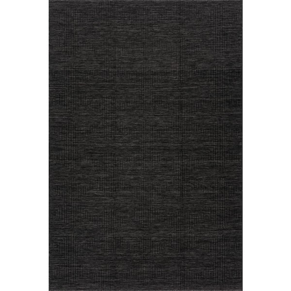 Morisse Geometric Charcoal 6 ft. x 9 ft. Outdoor Area Rug