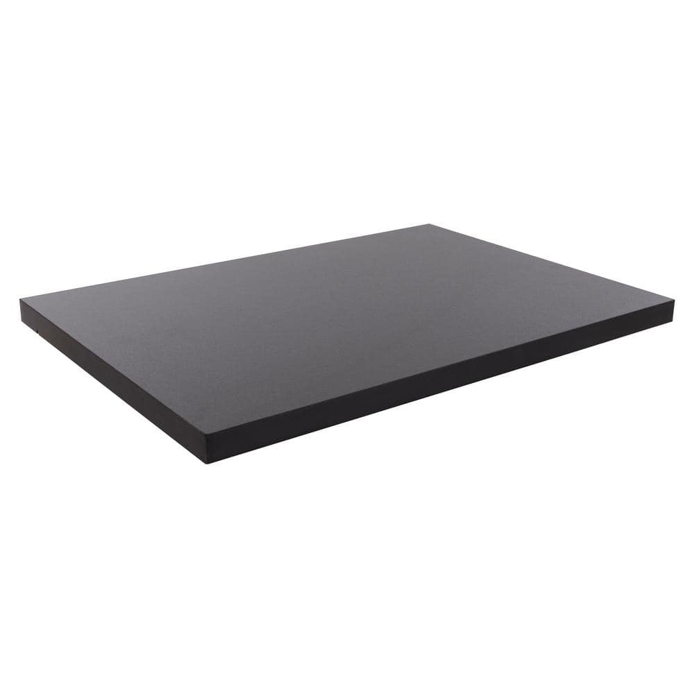 Pipeline 15.75 in. W x 24 in. L Black Melamine Shelf (2-Pack)