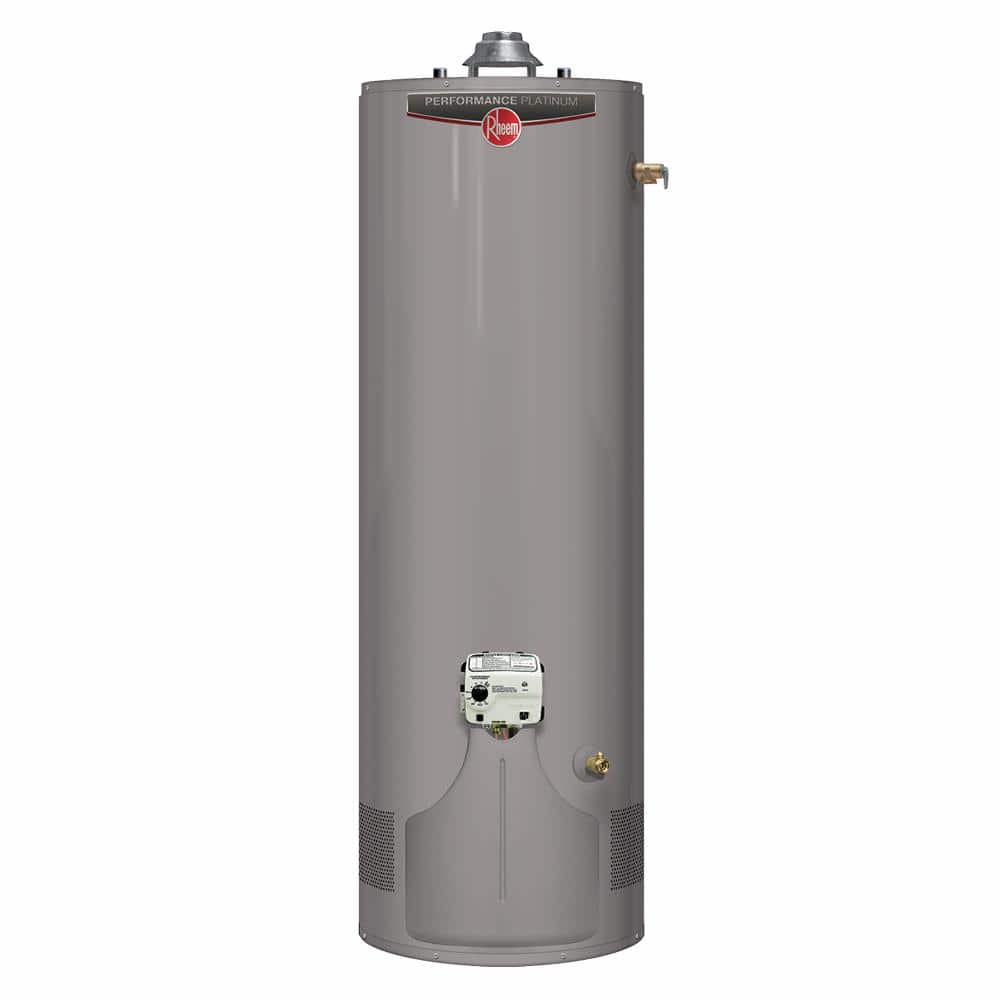 Rheem Performance Platinum 40 Gal. Tall 38,000 BTU Ultra Low NOx (ULN) Natural Gas Water Heater with 12-Year Warranty