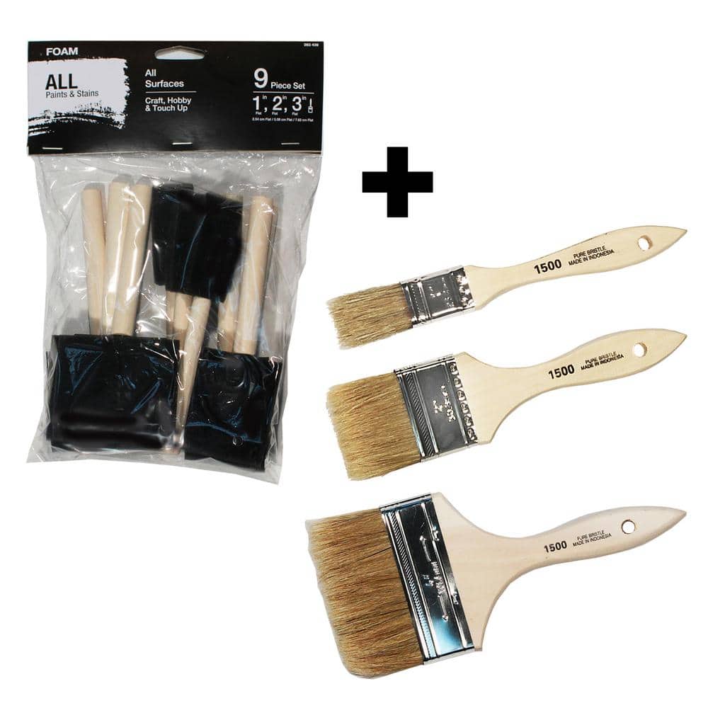 20 Pack of Assorted Size Paint and Chip Paint Brushes for Paint, Stains,  Varnishes, and Glues, Brush Set - 20 Pack - Fry's Food Stores