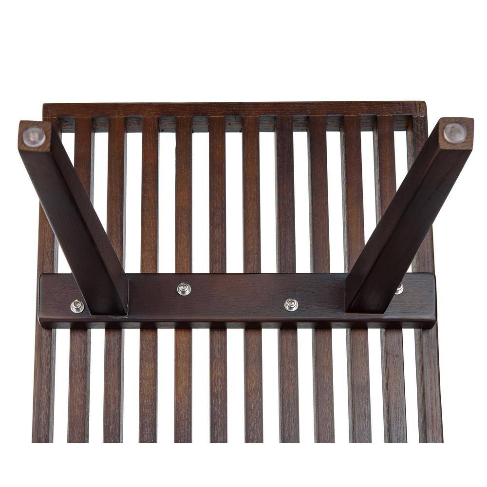 Mid-Century Inwood 48" Dark Walnut Platform Bench