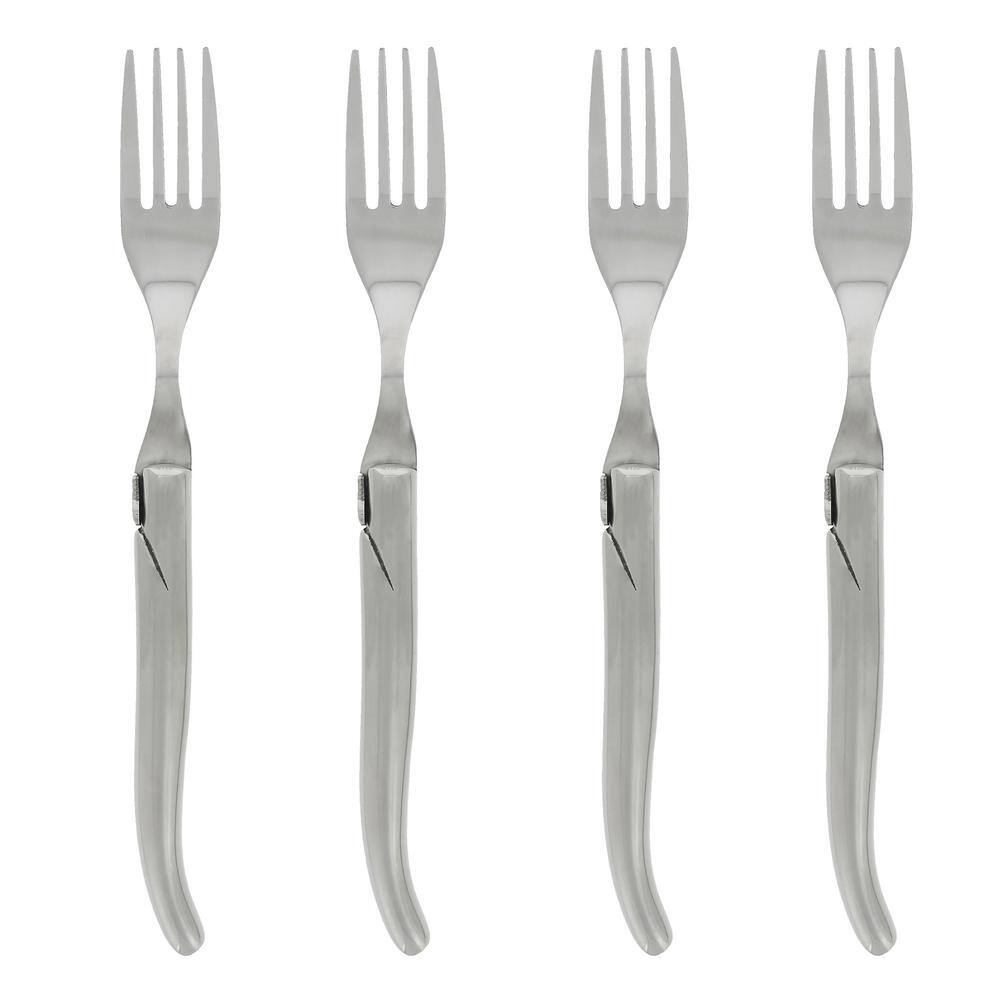 French Home French Home Laguiole Connoisseur Solid Stainless Steel Steak Forks, 4-Piece Set (Set of 4)