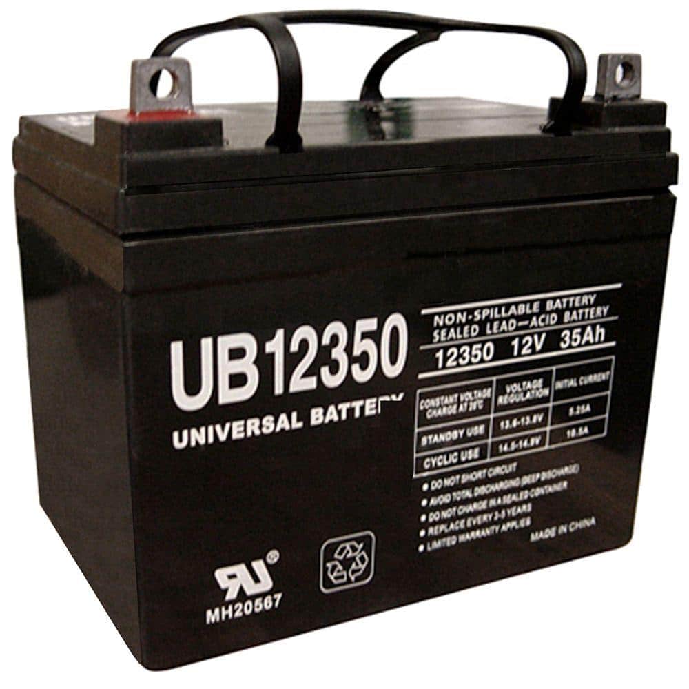 Aanbeveling Leuren Kalmte UPG 12-Volt 35 Ah L1 Terminal Sealed Lead Acid (SLA) AGM Rechargeable  Battery UB12350 (Group U1) - The Home Depot