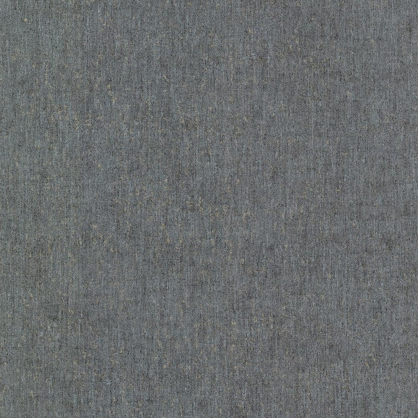 A-Street Prints Reuss Slate Faux Fabric Non Woven Paper Non-Pasted Metallic Wallpaper