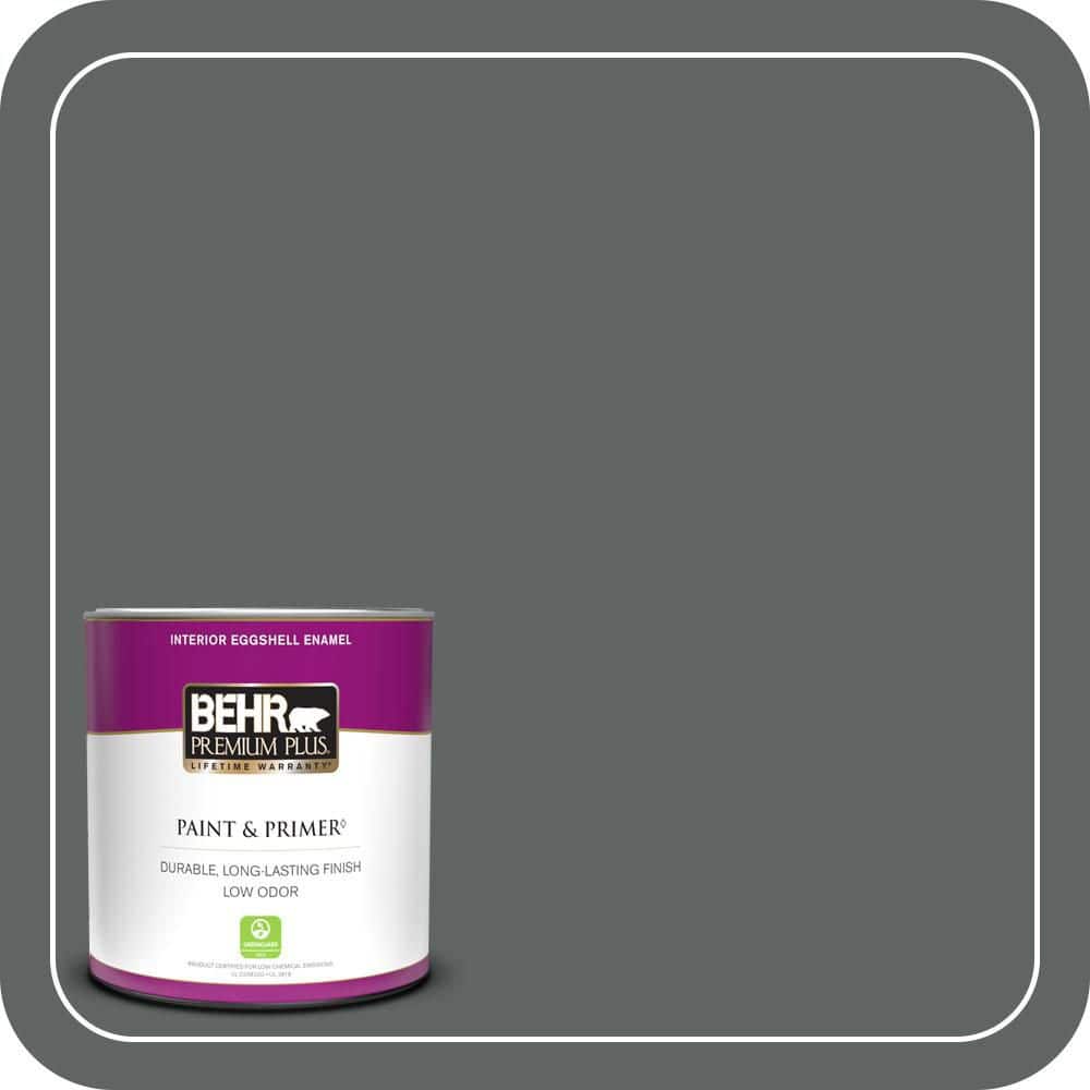 1 qt. #BXC-41 Charcoal Eggshell Enamel Low Odor Interior Paint & Primer price history on PriceWatchPro
