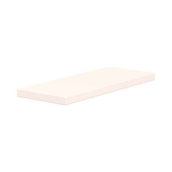 30 in. W x 1.5 in. H x 12 in. D in Fairview Washed Linen to Assemble Floating Shelf with Mounting Bracket