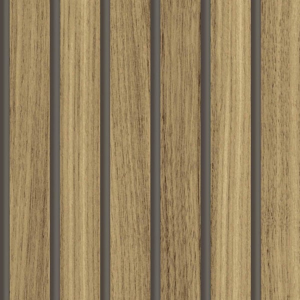 Jeedeson Vinyl Peel and Stick Wallpaper Roll, Adhesive Removable Paper for Drawer, Brown Wood, 2-Roll (Covers 28.74 sq.ft.)