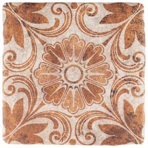 Costa Arena Decor Dahlia 7-3/4 in. x 7-3/4 in. Ceramic Floor and Wall Take Home Tile Sample