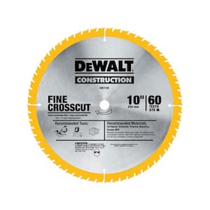 20 Series 10 in. 60T Fine Finish Saw Blade