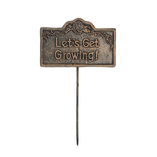 Garden Marker Let's Get Growing Sign