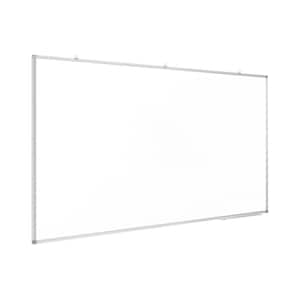 Luxor Whiteboard 72 in. x 40 in. Wall-Mounted Magnetic Whiteboard