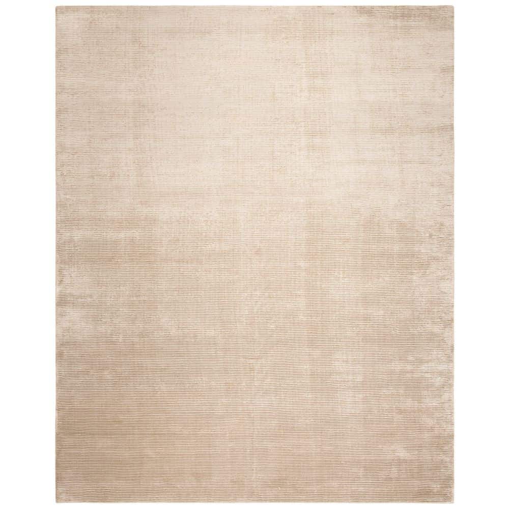 Light Silver Rug SAFAVIEH Mirage 9 ft. x 12 ft. Light Silver Solid Color Area Rug ...