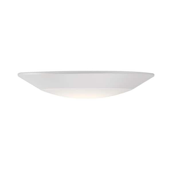 Savoy House 7.48 in. White Selectable LED Flush Mount Disc Light