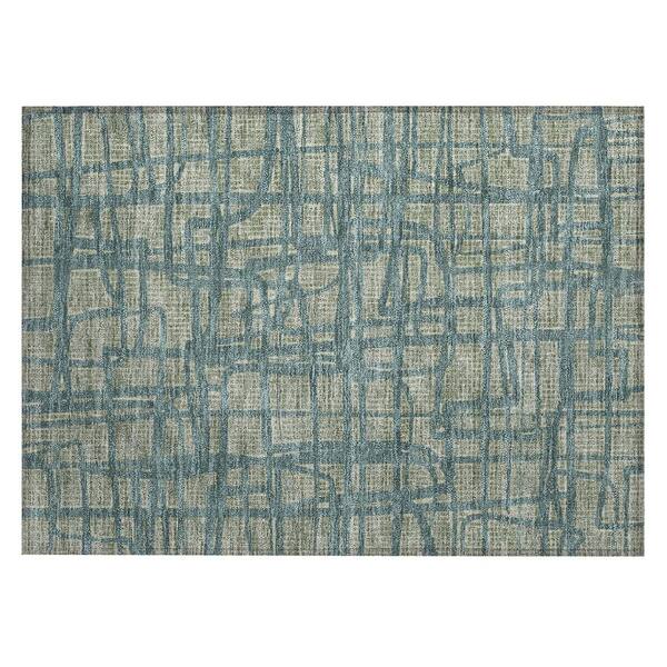 Chantille Machine Washable Indoor/Outdoor Abstract ACN2491 Basil 2 ft. x 3 ft. Accent Rug