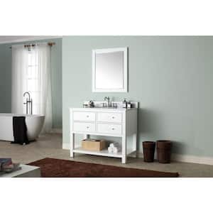 Brooks 42 in. Vanity Cabinet Only in White