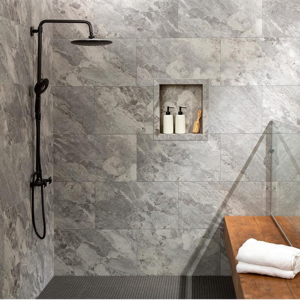 Silver Lake Vinyl Waterproof Shower Niche Insert