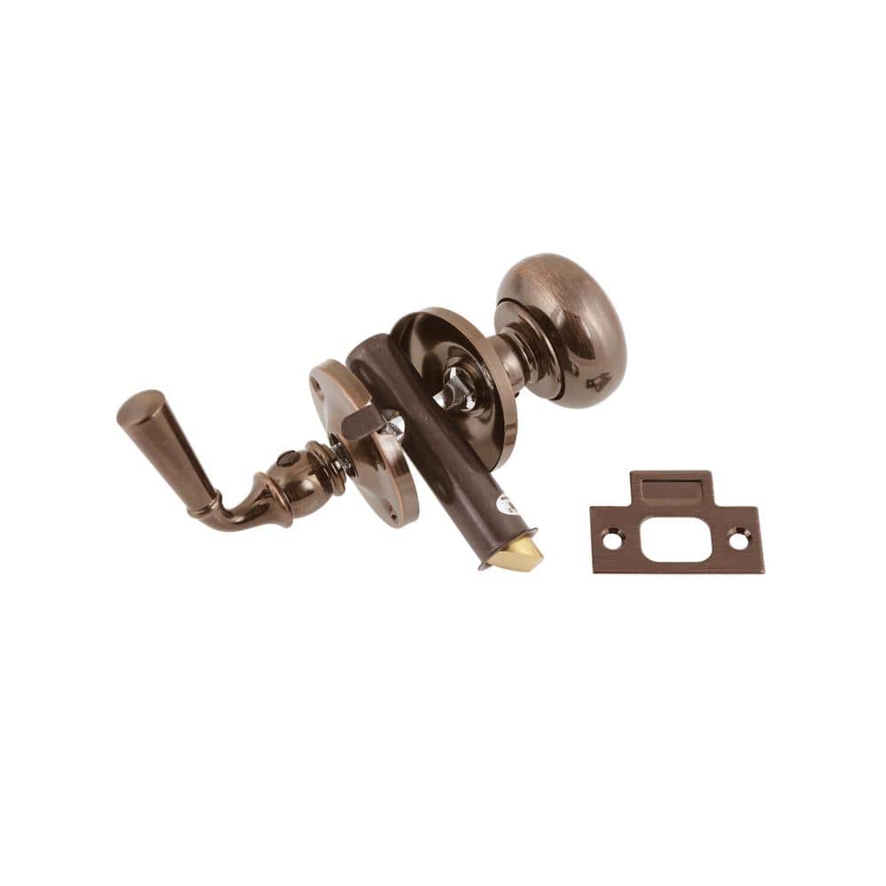 participant Terminology Ant idh by St. Simons Antique Copper Storm Screen Door Latch with Rosettes  21250-08A - The Home Depot