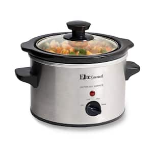 Gourmet 1.5 Qt. Stainless Steel Mini Slow Cooker