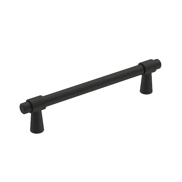 Destine 5-1/16 in. (128mm) Modern Matte Black Bar Cabinet Pull