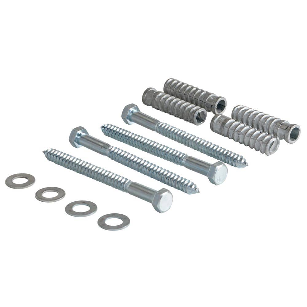 0 .75 in. W 6.375 in. H 0 .75 in. L Silver 4 Spike Concrete Hardware Kit for Car Stop price history on PriceWatchPro