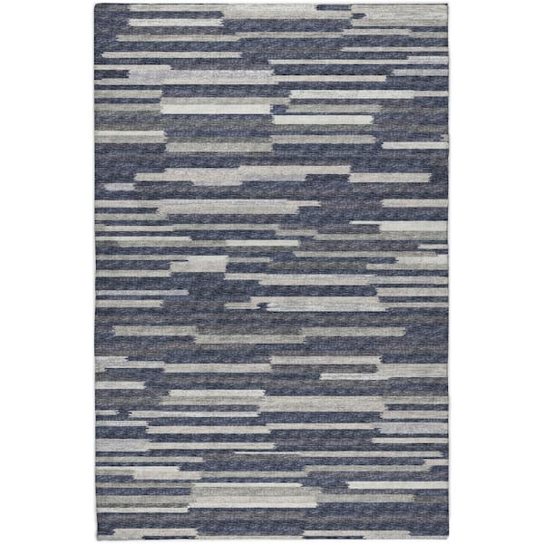 Dream Shag Premium Machine Washable Abstract ADS114 Gray 10 ft. x 14 ft. Area Rug