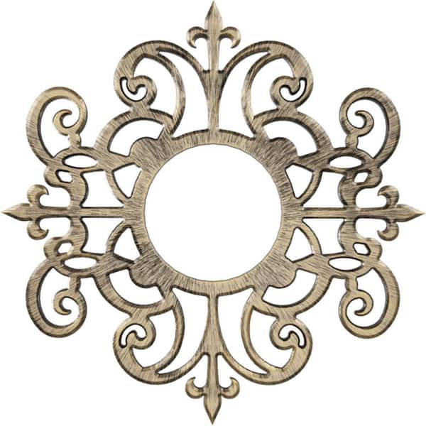 Ekena Millwork 1 in. x 38 in. x 38 in. Dijon Architectural Grade PVC Pierced Ceiling Medallion